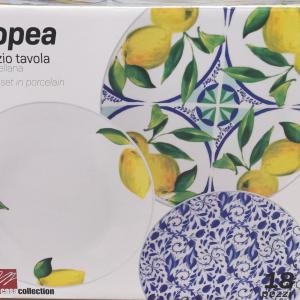 Di.Mo Casa Collection Tropea 18 darabos porcelán étkészlet