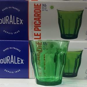 Duralex Picardie green pohár, 31cl, 6db, zöld pohár