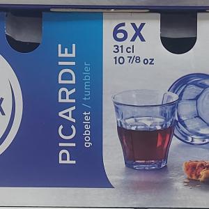 Duralex PICARDIE  MARINE pohár 31cl, 6 db, temperált, kék