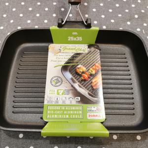 Durall Grand chef öntvény grillsütő, mély, 25X35 cm, 183002