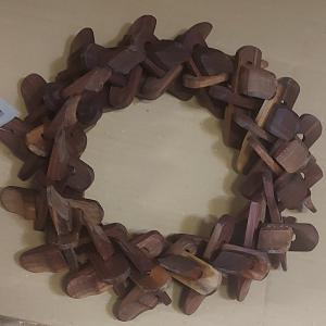 Fa bogrács alátét ,17 cm, 302028