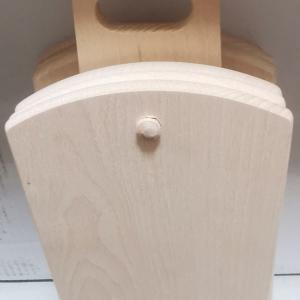 Fa szalonnázó készlet, álló, 6 db+állvány, 302057