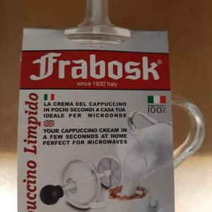 Frabosk Limpido 3 személyes cappuccino tejhabosító, üveg
