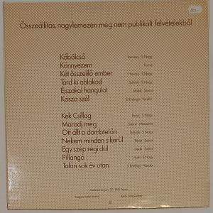 Használt Szécsi Pál, Egy szép régi dal, bakelit lemez, 1985, (bolti átvétel)