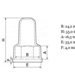 Hosszúkás A anyatakaró kupak hatlapú M16 anyákra 100db Anyasapka, fekete, szürke