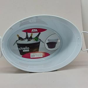 ILSA fehér pezsgősvödör, 40X28X22 cm, 126020