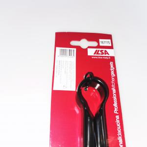 Ilsa rozsdamentes csipesz csúszásgátlós fogóval, 23 cm