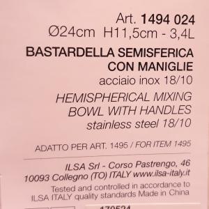 ILSA rozsdamentes habüst 24 cm 3,4 liter, 2 fülű