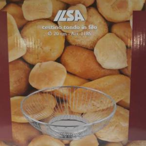 Ilsa rozsdamentes kenyérkosár, kerek, 20 cm, 126023