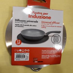 Indukciós átalakító lap, 12 cm (kávéfőzőhöz), csak ha tud 12cm-t melegíteni a főzőlap