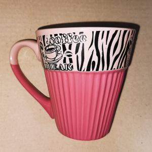 Kerámia nagy bögre, 47 cl, rózsaszín vagy zöld, 240028