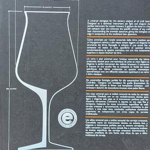 Luigi Bormioli Birrateque Beer Tester, sörös pohár, 42 cl, 6 db