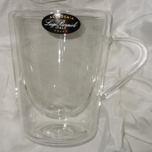 Luigi Bormioli Thermic Glass duplafalú kávés-teás bögre, 22 cl, 2 db