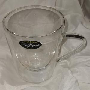 Luigi Bormioli Thermic Glass duplafalú kávés-teás bögre, 22 cl, 2 db