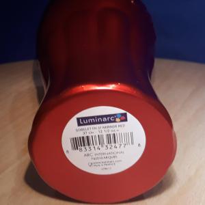 Luminarc Coca Cola Mirror üdítős pohár, piros, 37 cl, 500891