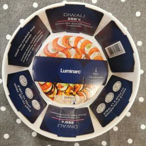 Luminarc DIWALI sütőbe tehető kerek mély tál, 18 cm, 1,3 liter, üveg, 501441