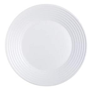 Luminarc Harena fehér desszert tányér, 19 cm, üveg, 1 db