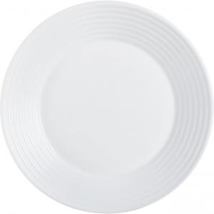 Luminarc Harena fehér mély tányér, 23 cm, üveg, 1 db