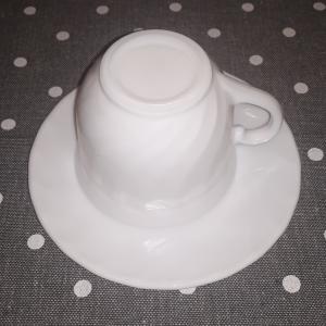 Luminarc Opal cappuccino, teás készlet, 6 db csésze+alj, fehér, 22 cl, 500014
