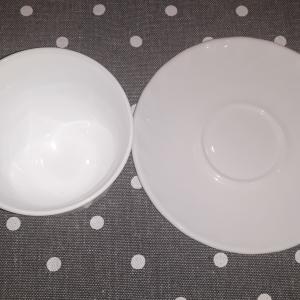 Luminarc Opal cappuccino, teás készlet, 6 db csésze+alj, fehér, 22 cl, 500014