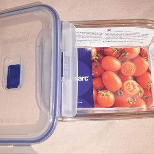 LUMINARC PURE BOX tégl.doboz,  21X15,5X7,5 cm, 122 cl, 501066