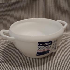 Luminarc Rest-Opál leveses csésze, 54 cl, 1db, füles leveses, üveg, fehér, 500668