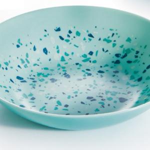 Luminarc Venezia Turquoise (világos türkiz) üveg, mély tányér, 20 cm