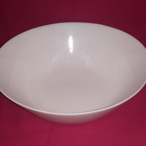 MAIA fehér üveg salátás/leveses tál, 22,5 cm