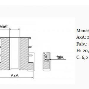 Menetes zártszelvény dugó 20x20 mm, M10-es menettel. fv:1,0-1,25 mm, 100 db