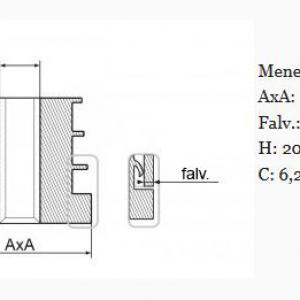 Menetes zártszelvénydugó 25x25 mm, M8-as menettel. fv.:1 vagy 1,5mm, 100 db