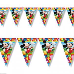 Mickey Mouse születésnapi parti zászló, 3 m