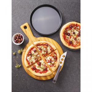 Paderno acél pizzasütő, kerek, 24x2,5 cm, 11740-24