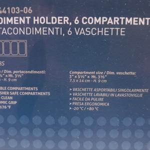 Paderno Buffet bar fűszertartó, 6 részes, 49x15cm, 44103-06