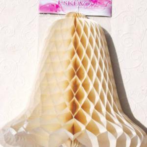 Papírharang, pink/ivory, 45 cm, 1 db, W13003b