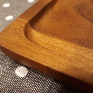 Parawood Fa (sötétbarna) szögletes kínáló, tálca, 20X26X2 cm, 210022