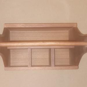 Parawood fa tároló, 4 fakkos, 14,5x28x23 cm