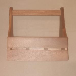 Parawood fa tároló, 4 fakkos, 14,5x28x23 cm