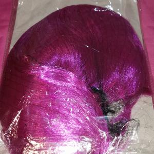 Paróka, ciklámen színű, 1 db