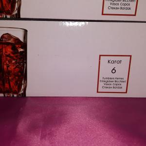 Pasabahce karat likőrös pohár készlet, üveg, 6 db, 198 ml, 64304