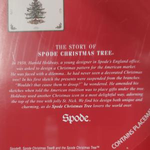 Pimpernel parafa tányéralátét, Spode Christmas Tree, 40X30 cm, 4 db, 319002