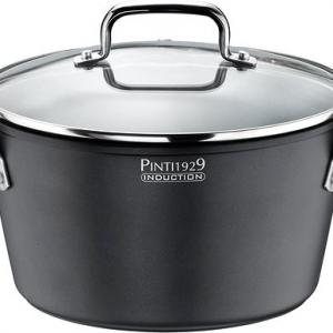 Pintinox ST1 lábos kőhatású bevonattal+üveg fedő, 24 cm