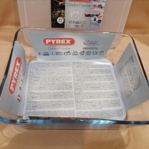 Pyrex Cook&Freeze; tégl.sütőtál műa.tetővel, 27X22X9 cm, 4 liter, 203232