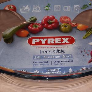 Pyrex Irresistible ovál füles sütőtál, üveg, 35X24X6 cm, 2,8l, 203195