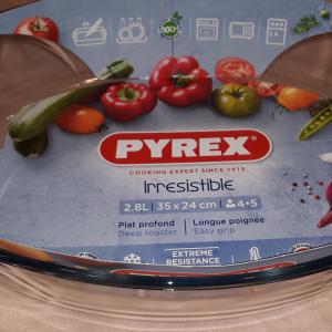 Pyrex Irresistible ovál füles sütőtál, üveg, 35X24X7 cm, 3l, 203195