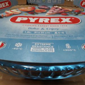 PYREX üveg gyümölcstortaforma, 31X3,5 cm, 1,9 liter,  203217