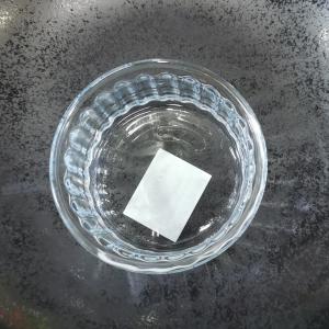 Pyrex üveg souffle tálka, 10 cm x 5cm, 2dl, 1 db