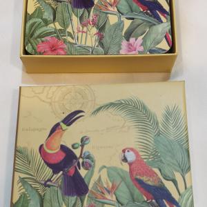 R2S Easy Life EXOTIC PARADISE parafa poháralátét, 6 db, díszdobozos, R0952EXPA