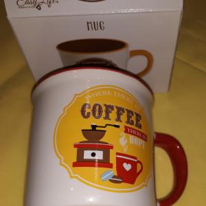 R2S Easy Life Retro Coffee Turcuois kerámia bögre díszdobozban, 300 ml, 153431