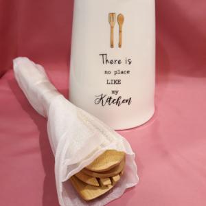 R2S porcelán tálalóeszköztartó, 15X19 cm, Like my kitchen