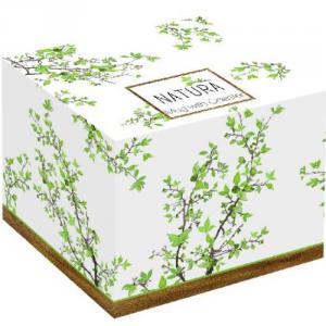 R2S.1080NTRA Porcelánbögre akácfa alátéttel, 350ml, dobozban, Natura